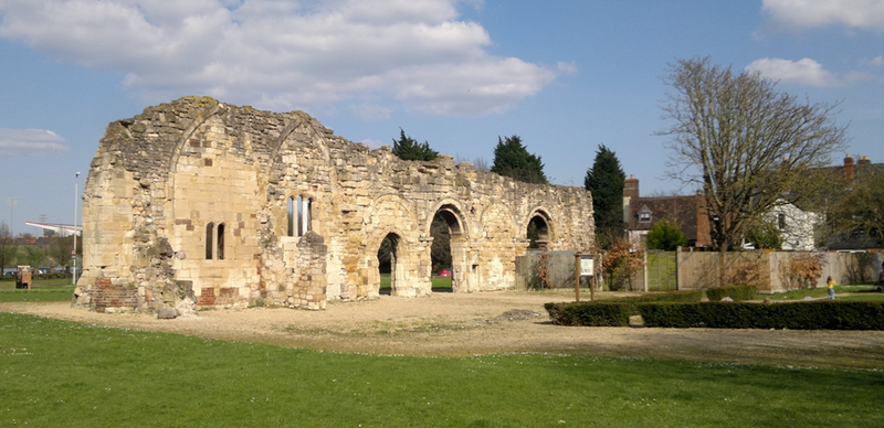 Ruins of St Oswald's Priory, Gloucester
